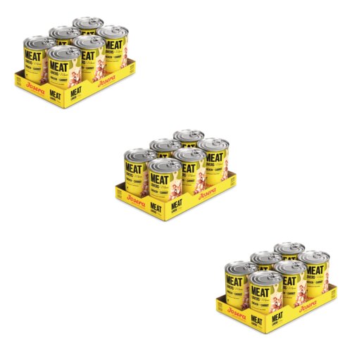 Karma dla psa JOSERA Meat Lovers Menu Kurczak z marchewką 18 x 800 g