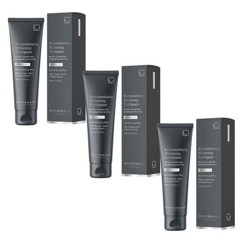 Pasta do zębów WHITEWASH Remineralising Whitening 75 ml 3 szt.