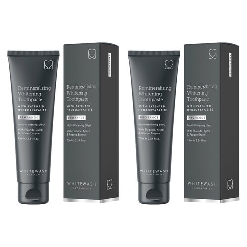 Pasta do zębów WHITEWASH Remineralising Whitening 75 ml 2 szt.