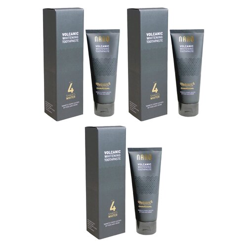 Pasta do zębów WHITEWASH NT04 Nano Volcanic Whitening 75 ml 3 szt.