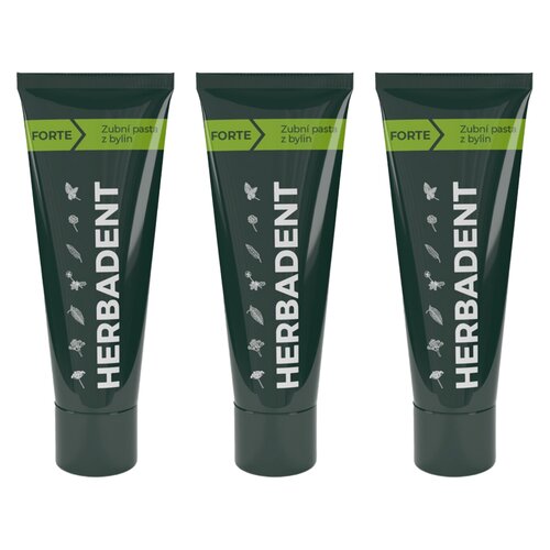 Pasta do zębów HERBADENT Original Forte 100 ml 3 szt.