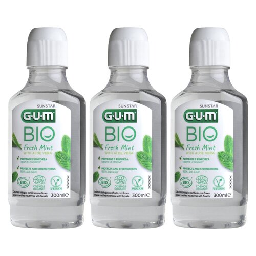 Płyn do płukania jamy ustnej SUNSTAR GUM Bio 3 x 500 ml