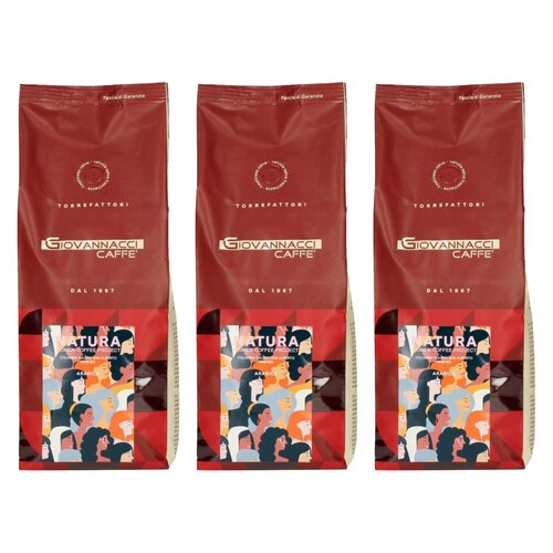 Kawa ziarnista GIOVANNACCI CAFFE Women Coffee Project Colombia ESP 3 x 1 kg