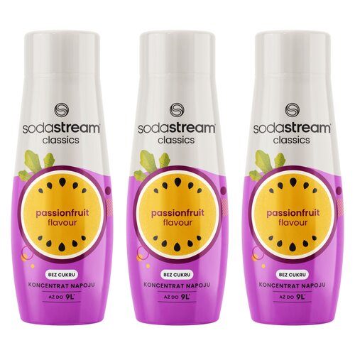 Syrop do saturatorów SODASTREAM Marakuja 3 x 440 ml