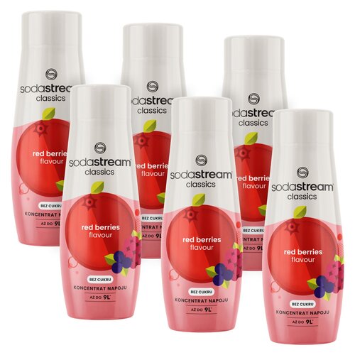 Syrop do saturatorów SODASTREAM Czerwone owoce leśne 6 x 440 ml