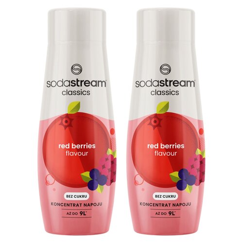 Syrop do saturatorów SODASTREAM Czerwone owoce leśne 2 x 440 ml