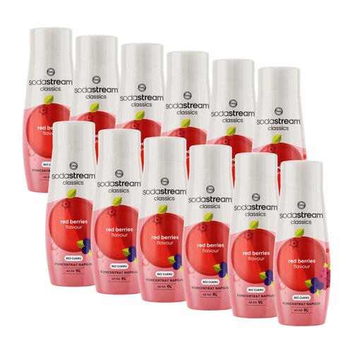 Syrop do saturatorów SODASTREAM Czerwone owoce leśne 12 x 440 ml bez cukru