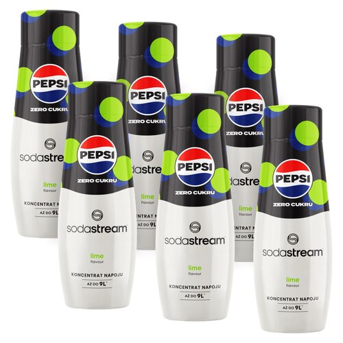 Syrop do saturatorów SODASTREAM Pepsi Max Limonka 6 x 440 ml