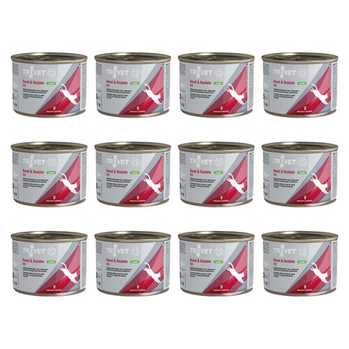 Karma dla kota TROVET RID Renal & Oxalate Jagnięcina 12 x 200 g