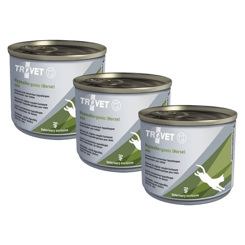 Karma dla kota TROVET Horse HRD z Koniną 3 x 200 g