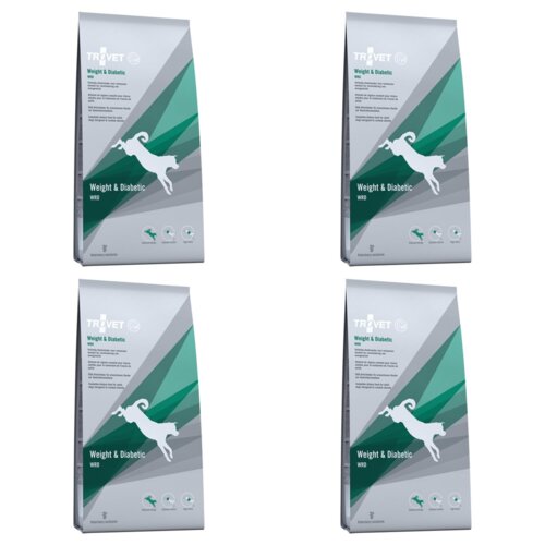 Karma dla psa TROVET Weight & Diabetic 4 x 3 kg
