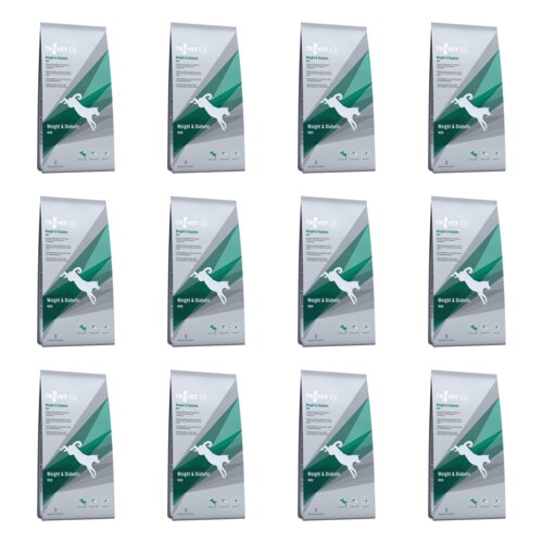 Karma dla psa TROVET Weight & Diabetic 12 x 3 kg