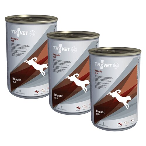 Karma dla psa TROVET Hepatic HLD 3 x 400 g