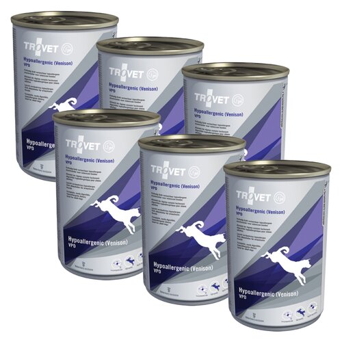 Karma dla psa TROVET Venison VPD Dziczyzna 6 x 200 g