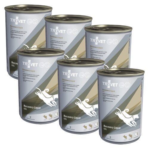 Karma dla psa i kota TROVET Recovery Liquid 6 x 400 g
