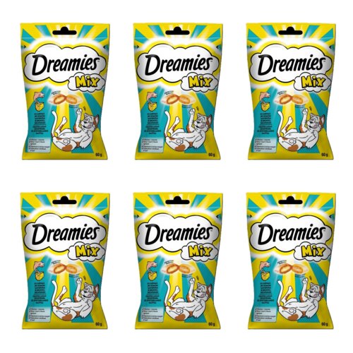 Przysmak dla kota DREAMIES Łosoś z serem 6 x 60 g