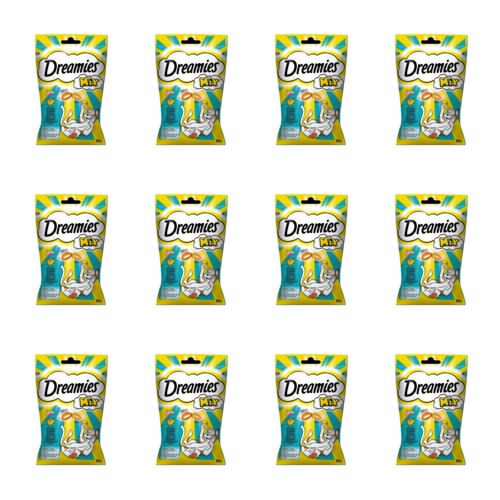 Przysmak dla kota DREAMIES Łosoś z serem 12 x 60 g