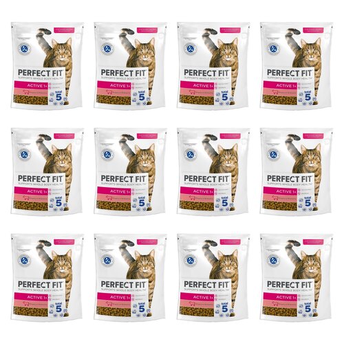Karma dla kota PERFECT FIT Active 1+ Wołowina 12 x 750 g