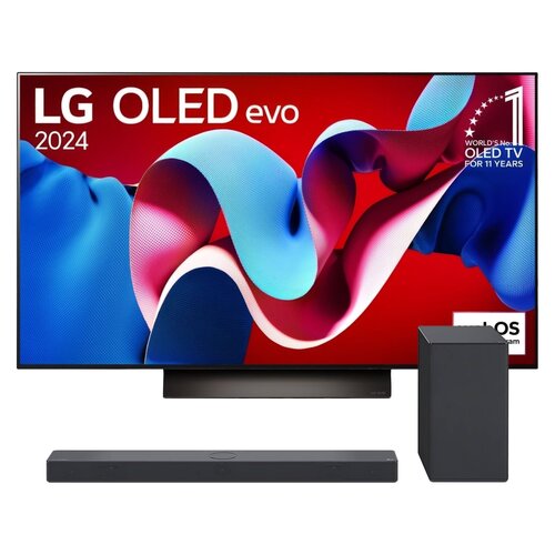 LG 55C45LA 55 OLED 4K 120Hz WebOS Dolby Atmos Dolby Vision HDMI 2.1 Soundbar LG SC9S Telewizor niskie ceny i opinie w Media Expert