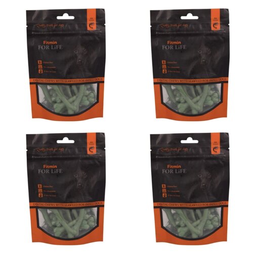 Przysmak dla psa FITMIN FFL Dog Treat Dental Chews With Seaweed 4 x 70 g