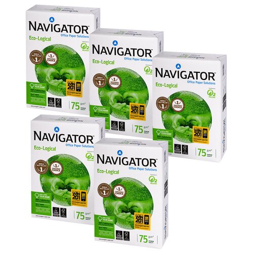 Papier do drukarki NAVIGATOR Eco-Logical A4 5 x 500 arkuszy