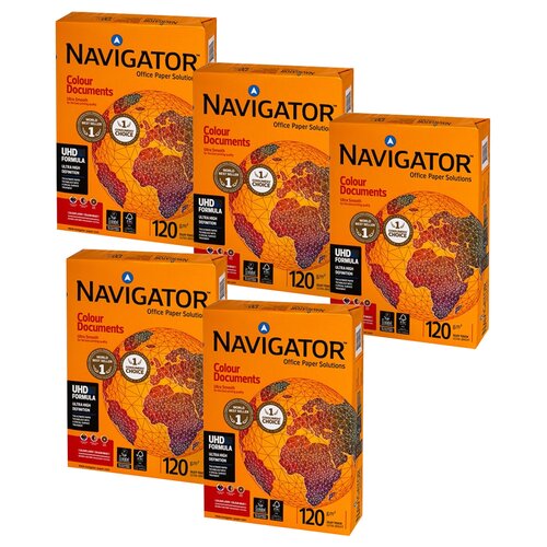 Papier do drukarki NAVIGATOR Colour Documents A4 5 x 250 arkuszy