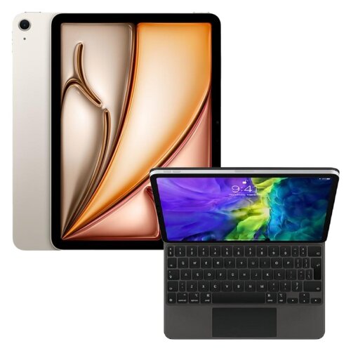 Tablet APPLE iPad Air 11 6 gen. 2024 128 GB Wi-Fi + Etui na iPad Air / iPad Pro APPLE Magic Keyboard