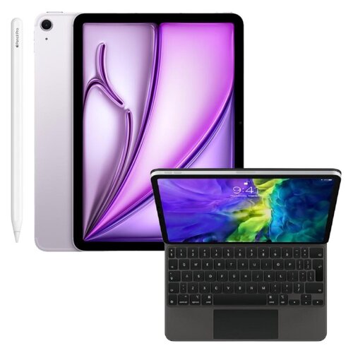 Tablet APPLE iPad Air 11 6 gen. 2024 512 GB 5G Wi-Fi + Etui na iPad Air / iPad Pro APPLE Magic Keyboard + Rysik APPLE Pencil Pro
