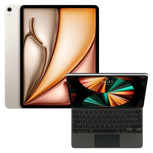 Tablet APPLE iPad Air 13 6 gen. 2024 512 GB Wi-Fi + Etui na iPad Pro APPLE Magic Keyboard