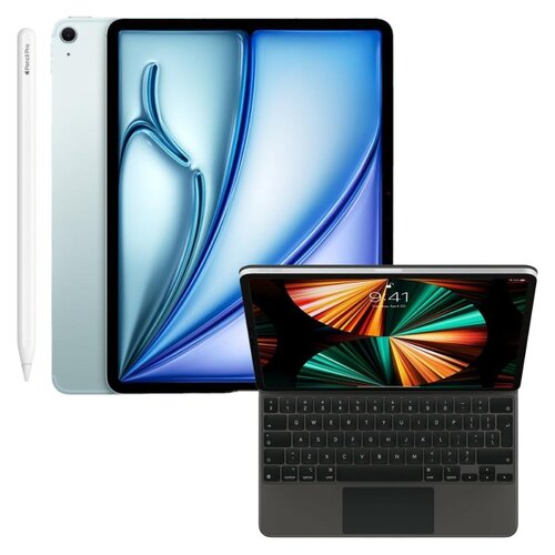 Tablet APPLE iPad Air 13 6 gen. 2024 1 TB 5G Wi-Fi + Etui na iPad Pro APPLE Magic Keyboard + Rysik APPLE Pencil Pro
