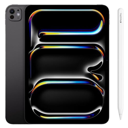 Tablet APPLE iPad Pro 11" 5 gen. 2024 Nanoglass 1 TB Wi-Fi Gwiezdna czerń + Rysik APPLE Pencil Pro
