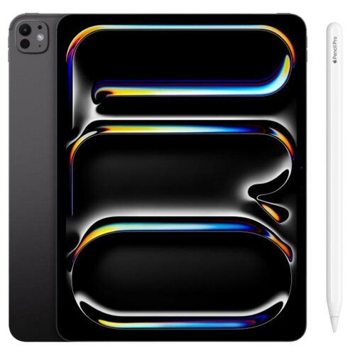 Tablet APPLE iPad Pro 13" 7 gen. 2024 Nanoglass 2 TB Wi-Fi Gwiezdna czerń + Rysik APPLE Pencil Pro