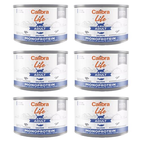 Karma dla kota CALIBRA Life Łosoś 6 x 200 g