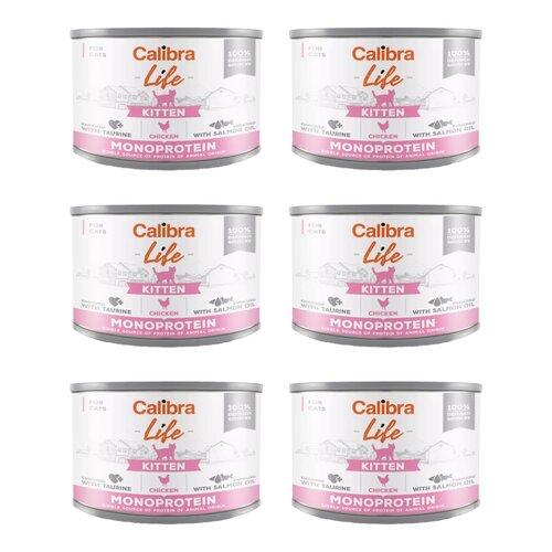 Karma dla kota CALIBRA Life Kurczak 6 x 200 g