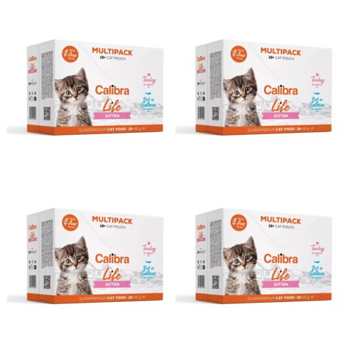 Karma dla kota CALIBRA Lifepouch Multipack (48 x 85 g)
