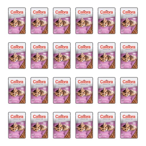 Karma dla kota CALIBRA Premium Łosoś 24x 100 g