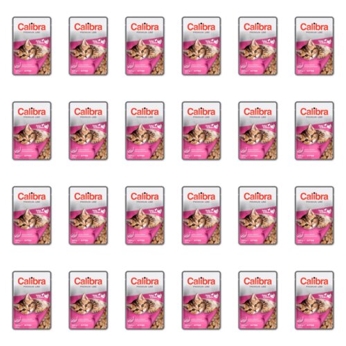 Karma dla kota CALIBRA Premium Indyk i kurczak 24 x 100 g