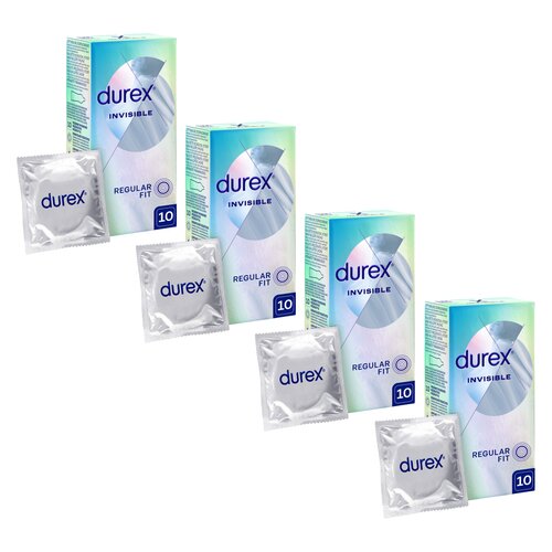 Prezerwatywy DUREX Invisible 4 x 10 szt.