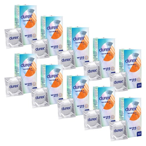 Prezerwatywy DUREX Invisible XL Wide Fit 10 x 10 szt.