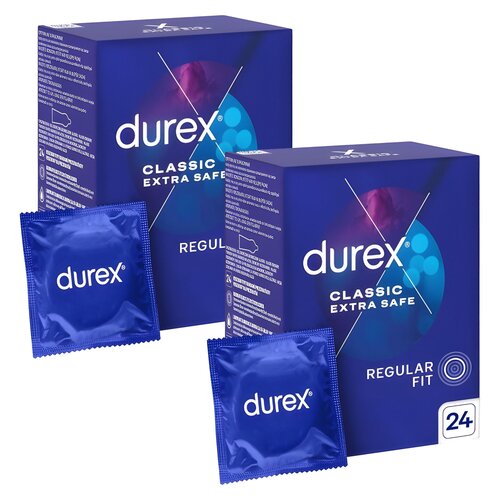 Prezerwatywa DUREX Classic Extra Safe 2 x 24 szt.