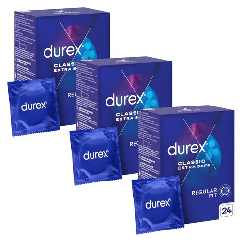 Prezerwatywa DUREX Classic Extra Safe 3 x 24 szt.