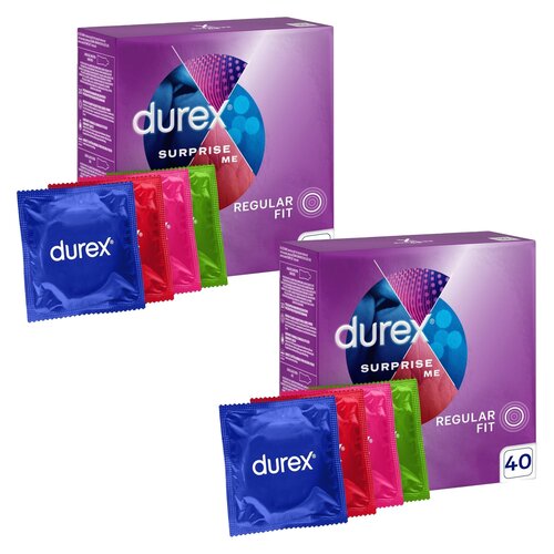 Prezerwatywa DUREX Surprise Me Mix 2 x 40 szt.