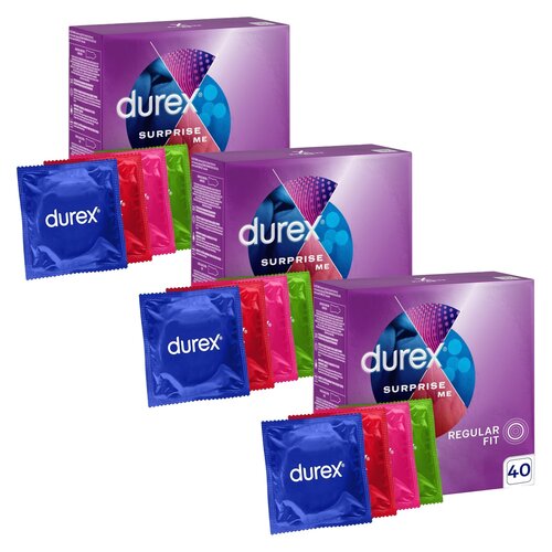 Prezerwatywa DUREX Surprise Me Mix 3 x 40 szt.