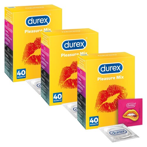 Prezerwatywa DUREX Pleasure Mix 3 x 40 szt.