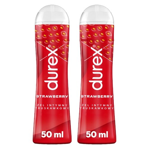 Żel intymny DUREX Truskawkowy 2 x 50 ml