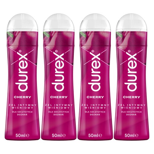 Żel intymny DUREX Wiśniowy 4 x 50 ml