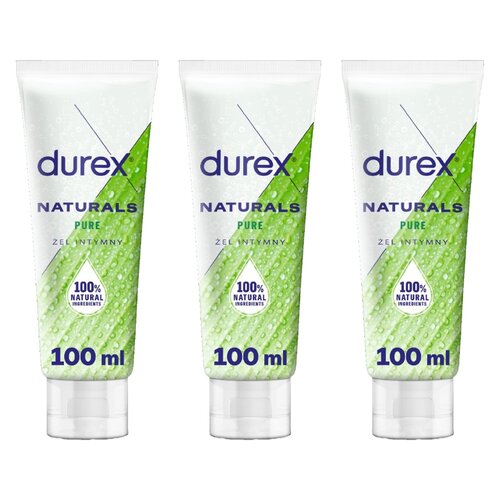 Żel intymny DUREX Naturals Pure 3 x 100 ml
