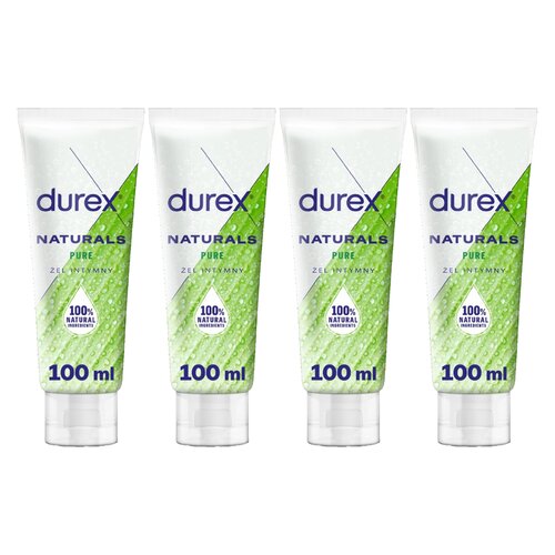 Żel intymny DUREX Naturals Pure 4 x 100 ml