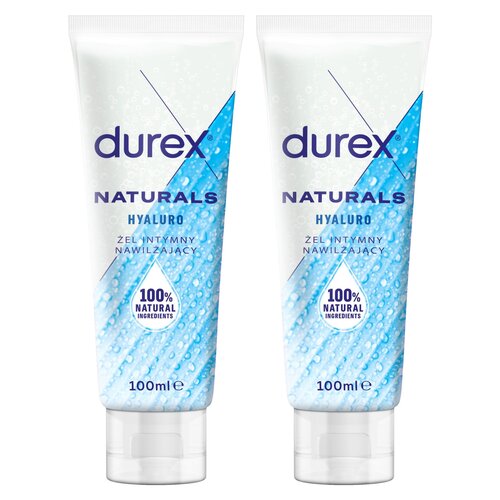 Żel intymny DUREX Naturals Hyaluro 2 x 100 ml