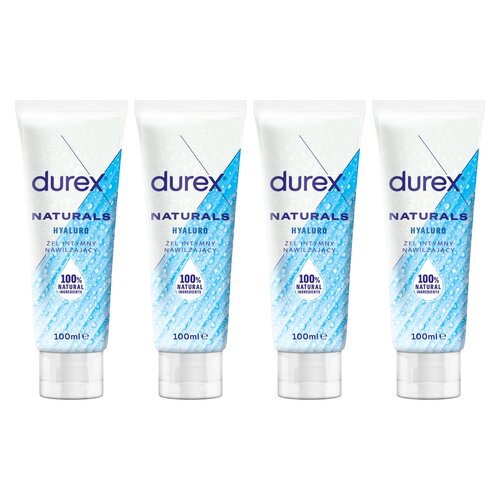 Żel intymny DUREX Naturals Hyaluro 4 x 100 ml